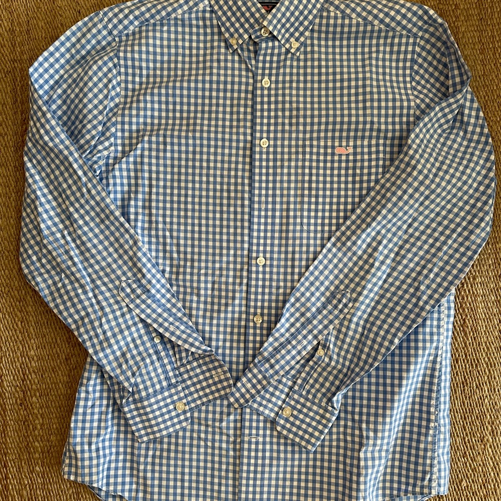 Vineyard Vines Slim Gingham Shirt M